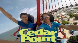 Cedar Point парк, Sandusky, Ohio. Work and Travel USA