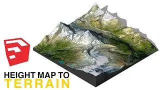 Height Map to TERRAIN in Sketchup