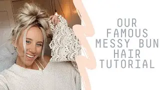 Easiest Messy Bun Hair Tutorial