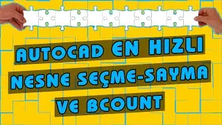 AutoCAD Nesne Sayma | Seçme Ayarları Select Similar | Bcount Komutu Kullanımı Dersi