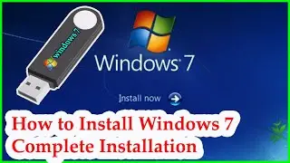 Windows 7 Installation Step by Step / How to Install Windows 7 From USB or CD in Laptop or Computer