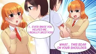 【Manga】A New Girl In Class Looked At The Scar I Had Received As A Child And Confessed To Me.