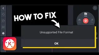 How to Fix Unsupported File Format on Kinemaster