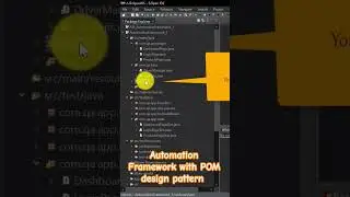 Folder Structure - Automation Framework with POM design pattern #automationframework #selenium