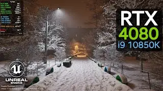 UNREAL ENGINE 5 - Realistic Winter Tech Demo in 4K | RTX 4080