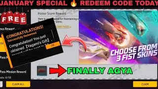 FREE FIRE REDEEM CODE TODAY 3 JANUARY REDEEM CODE FREE FIRE | FF REDEEM CODE TODAY 3 JANUARY