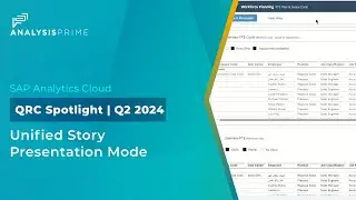 Unified Story Presentation Mode