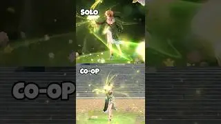 Co-op vs Solo Emilie burst #genshinimpact #genshin #shorts