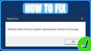 FIX HADES 2 FATAL ERROR | How To Fix Hades Failed To Meet Minimum System Requirements Error