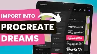 How To Import Brushes from Procreate Into Procreate Dreams - Easy Beginner Tutorial