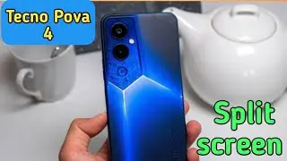 Split Screen On In Tecno Pova 4, Create Dual Screen In Tecno Pova 4, How To Use Floating Window