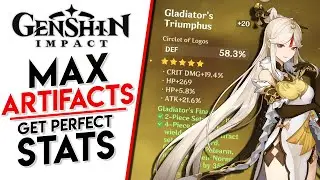 How to get MAX STATS | Genshin Impact Best Artifacts Stats | Get MORE DAMAGE