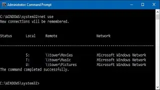 How to Map Network Drives From the Command Prompt in Windows