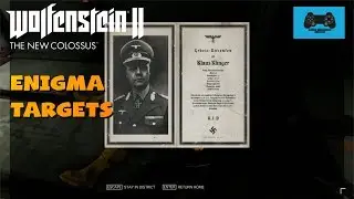 Wolfenstein 2 Enigma machine: Klaus Klinger + Constrictor Harness Location