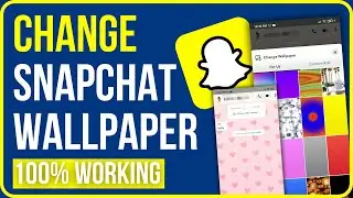 HOW TO CHANGE SNAPCHAT CHAT WALLPAPER | How to Change Chat Background in Snapchat