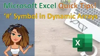 Spill ranges in Excel: using # to spill formulas in dynamic arrays (Office 365)