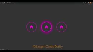 Glowing Icons Hover Effect || CSS3 Hover Effect || CSS Glow Effect on Hover Using Pure CSS