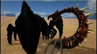 Ark Elemental Mod creature battles & Thanatoir battles!