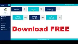 Client Management System using PHP & MySQL | Download Now