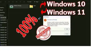 How To Shared A Printer From Windows 10 To Windows 11| Windows Couldn't Connect To The Printer |