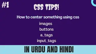 How to center something using css | css tips