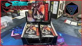 Unboxing a Transformers TCG Wave 3 (2019) Booster Box