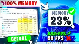 🔧Fix High Memory Usage Windows 10/11| Fix High RAM Usage - 2024 ✅