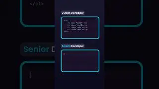 Junior Vs Senior Developer #programming #html #javascript #webdevelopment #html5 #webdesign  #css3