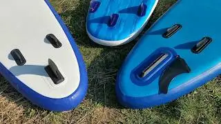 SUP секреты: чем отличаются плавники на надувных досках