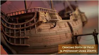 3D ZDepth : Depth of Field For Focus in Photoshop With EXR Renders