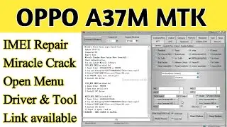 Oppo a37m imei repair miracle crack | Oppo A37m imei repair free tool (ON mode 📳)