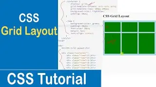 #58 CSS Grid Layout Module | Grid-Template-Columns | Grid-Template-Rows | CSS Tutorial