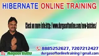 Demo on HIBERNATE online training in DURGASOFT by NAGOOR BABU!!!