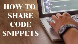 How to Display and Share Code Snippets (Gist)