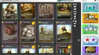Stronghold Kingdoms - My colection of cards and card points