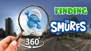Where is Smurf ? Finding challenge 360 video #vr360 #360