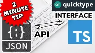 Typescript Interface from a JSON API in 2 Minutes using QuickType