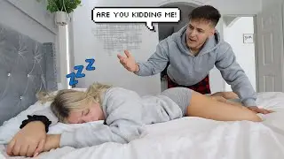 Leading Him On Then FALLING ASLEEP! *Hilarious*
