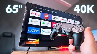 САМЫЙ ПОПУЛЯРНЫЙ 4К ТЕЛЕВИЗОР 65 ДЮЙМОВ за 40К🔥 БЕЗРАМОЧНЫЙ ANDROID TV HDR10 Harper 65U770TS