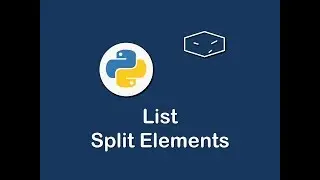 string list split elements in python 😀