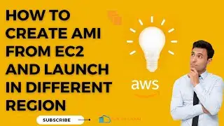 How to create AMI from EC2 and launch in different region || AWS Tutorials || AWS Console