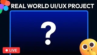 💥 Designing a Real-World UI/UX Design Project LIVE 🔴 Part - 1