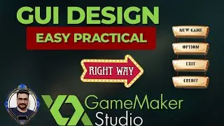 GUI design beginner in gamemaker studio