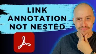 Link annotation is not nested inside of a link structure element