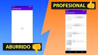 TUTORIAL Shimmer en Android con KOTLIN - Adiós Progress bar  [Librería Shimmer by Facebook]