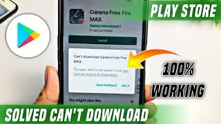 😥 can't download apps from play store | how to solve can't download apps in play store | free fire