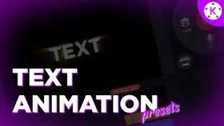 KineMaster Text Animation Presets Pack By Editechz ⚡