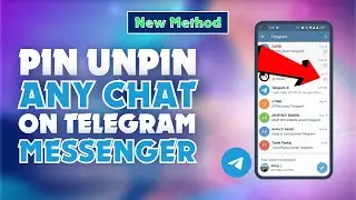 How to Pin Unpin Any Chat on Telegram Messenger  |  Skill Wave