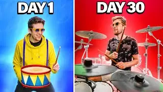 I tried to learn the drums in 30 days