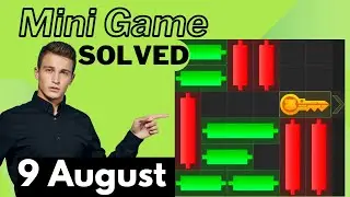 Minigame 9 August solved/ Hamster Combat Puzzle Keys